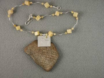 Leaping horse on sterling